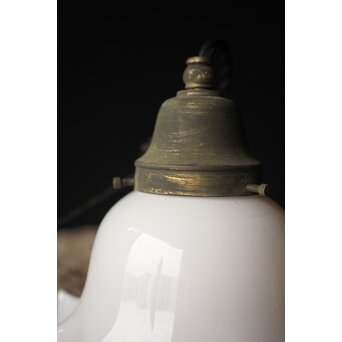 古手 乳白色ひらひら電笠　A019 