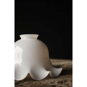 古手 乳白色ひらひら電笠　A019 