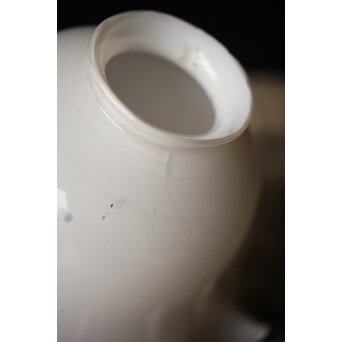 古手 乳白色ひらひら電笠　A019 