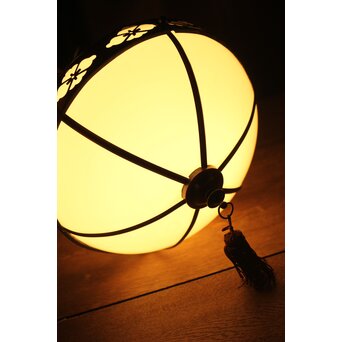 菊菱装飾 銅巻電笠照明　A021 