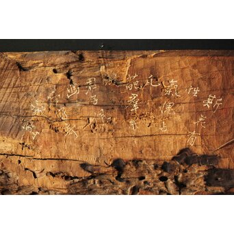 小野湖山 佐久間象山 漢詩両面扁額　X346 