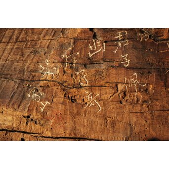 小野湖山 佐久間象山 漢詩両面扁額　X346 