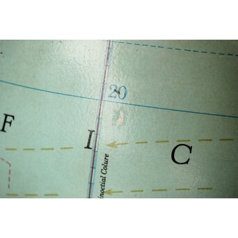 Replogle リプルーグル ディプロマット型 ブルーオーシャン地図 地球儀　U280 