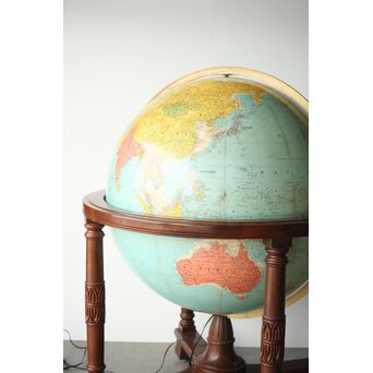 Replogle リプルーグル ディプロマット型 ブルーオーシャン地図 地球儀　U280 