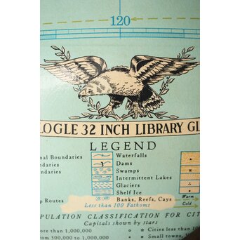 Replogle リプルーグル ディプロマット型 ブルーオーシャン地図 地球儀　U280 