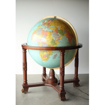 Replogle リプルーグル ディプロマット型 ブルーオーシャン地図 地球儀　U280 