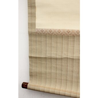 古典 前賢故実 塩冶判官妻出浴図オマージュか 女性像絹本掛軸　Z286 