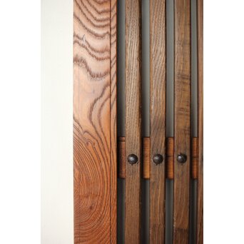 欅と栗の格子蔵戸　W066 