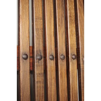 欅と栗の格子蔵戸　W066 