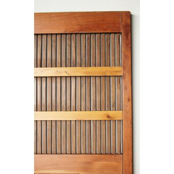 欅と栗の格子蔵戸　W066 