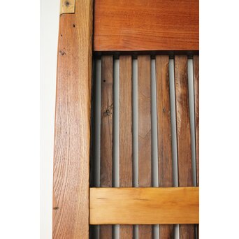 欅と栗の格子蔵戸　W066 