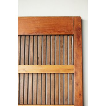 欅と栗の格子蔵戸　W066 