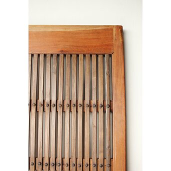 欅と栗の格子蔵戸　W066 