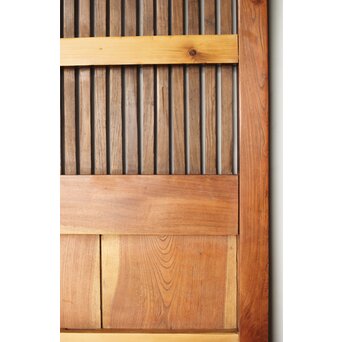 欅と栗の格子蔵戸　W066 