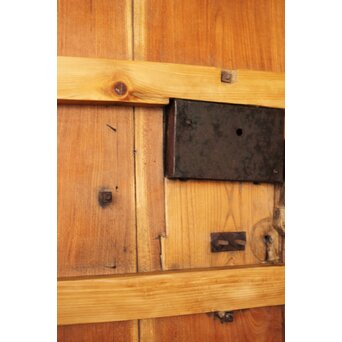 欅と栗の格子蔵戸　W066 