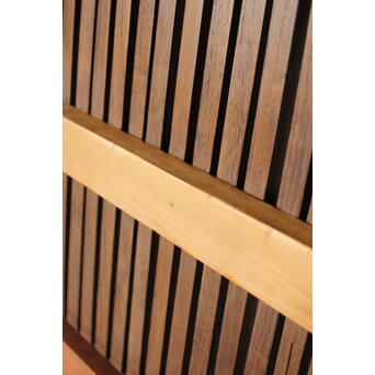 欅と栗の格子蔵戸　W066 