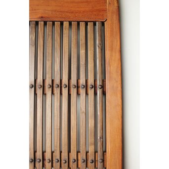 欅と栗の格子蔵戸　W066 