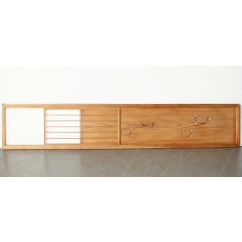 透かしと窓付長尺欄間　R0176 ここから反対面