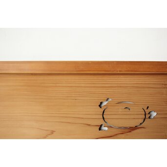 透かしと窓付長尺欄間　R0176 