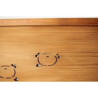 透かしと窓付長尺欄間　R0176 