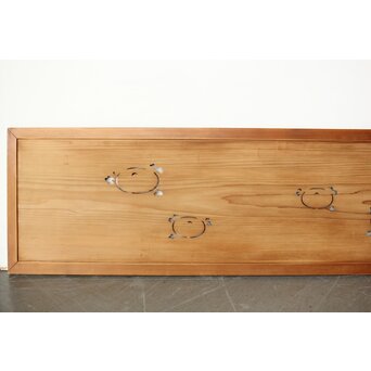 透かしと窓付長尺欄間　R0176 