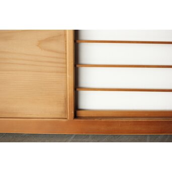 透かしと窓付長尺欄間　R0176 