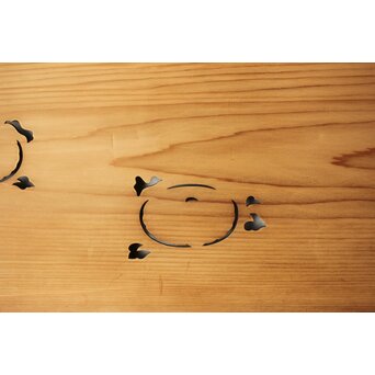 透かしと窓付長尺欄間　R0176 