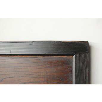 欅一枚板 鶴松と高砂透かし欄間　R0177 