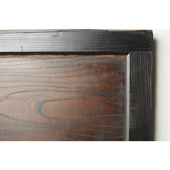 欅一枚板 鶴松と高砂透かし欄間　R0177 