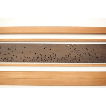 虫食意匠 欄間 2枚1組　R0183 