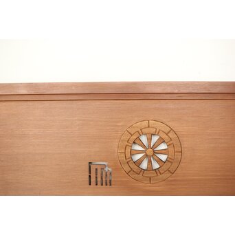 在銘 木象嵌欄間　R0184 