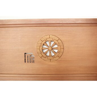 在銘 木象嵌欄間　R0184 