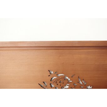 在銘 木象嵌欄間　R0184 