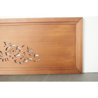 在銘 木象嵌欄間　R0184 