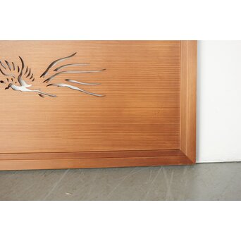 在銘 木象嵌欄間　R0184 