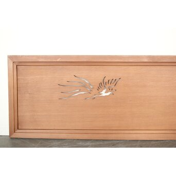 在銘 木象嵌欄間　R0184 