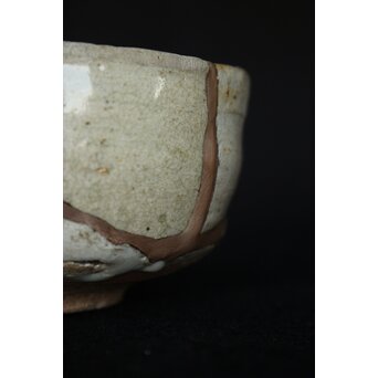 桃山唐津 呼継茶碗　P336 