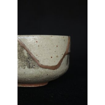 桃山唐津 呼継茶碗　P336 