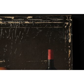 磯江毅風 リアリズム油彩 黒 F12号　Z290 