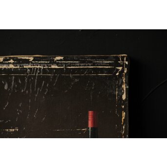 磯江毅風 リアリズム油彩 黒 F12号　Z290 