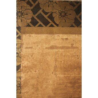 狩野派 肉筆水墨古画 鳥図 額装　Z291 