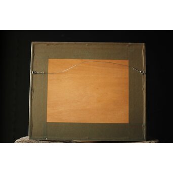 星襄一 リトグラフ【冬樹】額装　Z293 