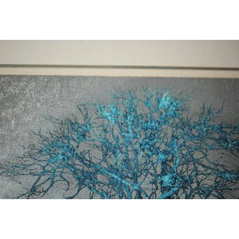 星襄一 リトグラフ【冬樹】額装　Z293 