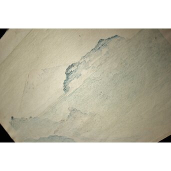 山岸主計 やまぎしかずえ 木版画【七里ガ浜】 Z294 