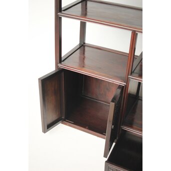 明清家具紅木紫檀意 唐木 博古架 違棚/飾棚　X347 