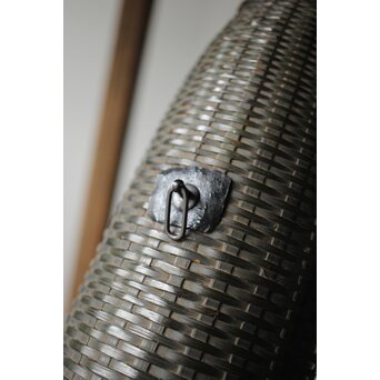 大塚杉陰識箱 へちま型竹編掛花入　U282 