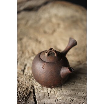 ボーフラ型 竹根急須/茶壺　U283 