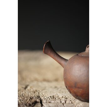 ボーフラ型 竹根急須/茶壺　U283 