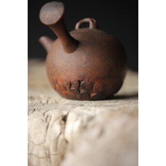 ボーフラ型 竹根急須/茶壺　U283 