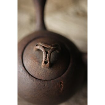 ボーフラ型 竹根急須/茶壺　U283 